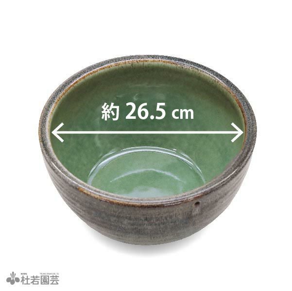 メダカにおすすめ！メダカ鉢】 天目ひねりボウル水鉢10号 WN10-517