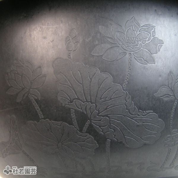 鉢■味わいのある古い角皿 谷辰 ススキの絵 四角鉢 平鉢 水盤 土物 菓子器 瀬戸鉄絵菊唐草文鉢 / 江戸後期 | tsuchika