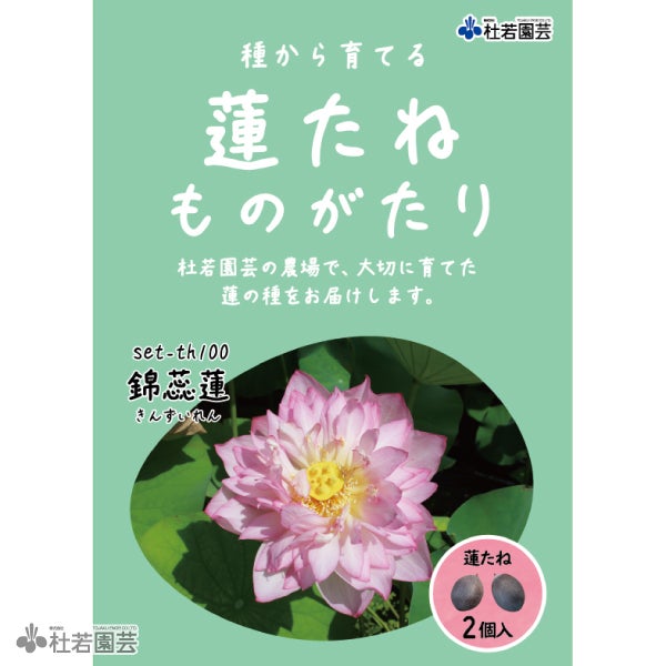 5袋までメール便対応】蓮たねものがたり-錦蕊蓮(きんずいれん)【大型種