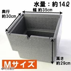 メダカ専用 冬眠・繁殖発泡ケース (M) 【専用フタ別売】 | 杜若園芸
