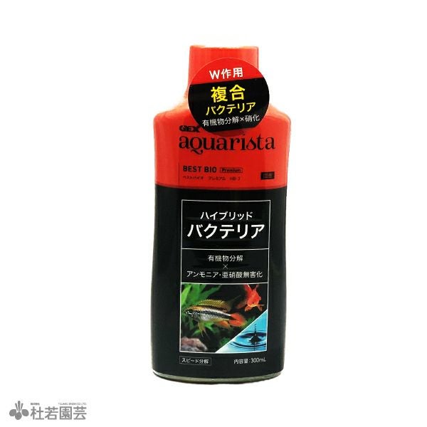 バクテリア 親株サイズ ベストバイオプレミアム ハイブリッドバクテリア 300cc 【GEX】 | 杜若