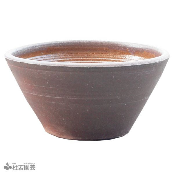 スイレン陶器鉢 ソリ型（L） | 杜若園芸WEBショップ｜水草の生産販売