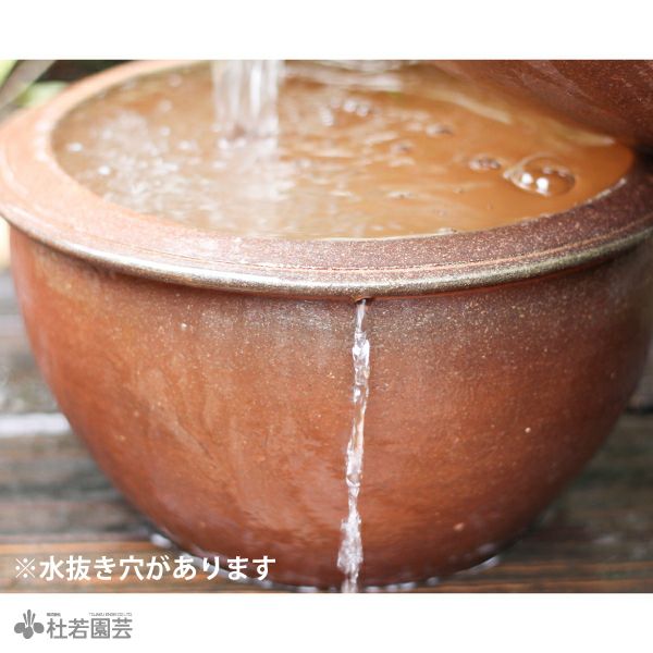 メダカビオトープ鉢（L） | 杜若園芸WEBショップ｜水草の生産販売